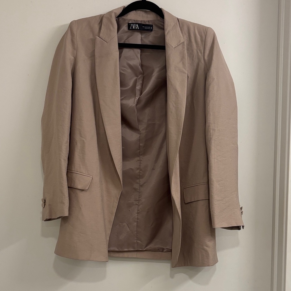 Zara Light Tan Blazer